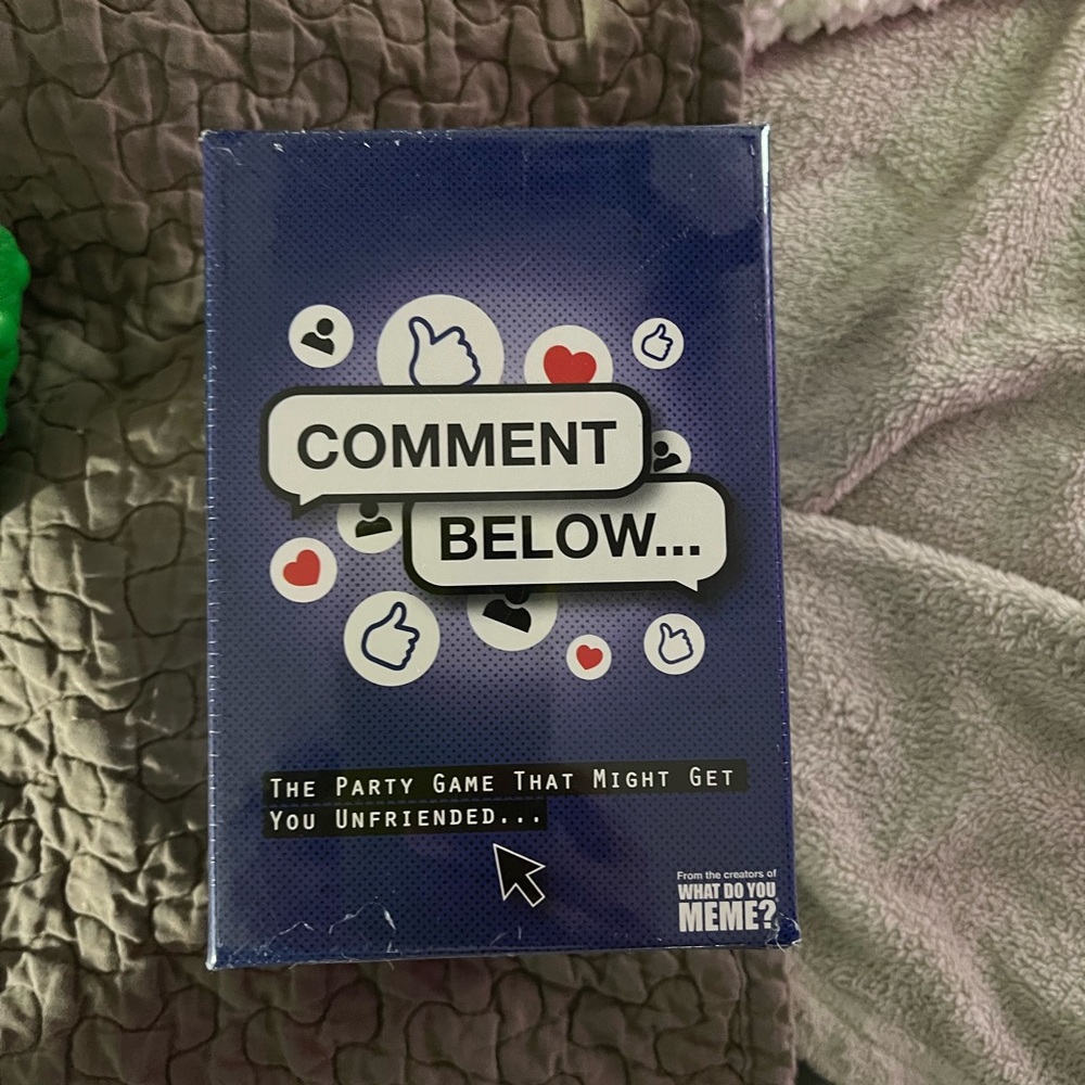 NIB comment below game